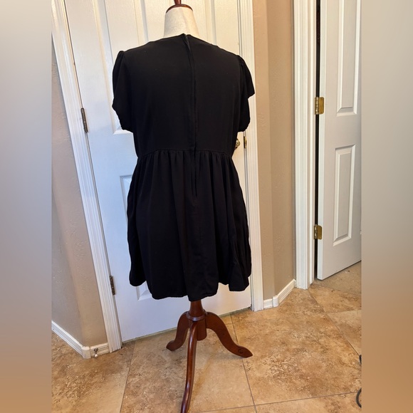 Disturbia Mushroom Embroderied Black Mini Dress in Women’s 14 Goth Emo - Picture 4 of 14